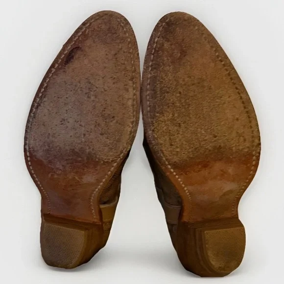 Vintage Miss Capezio Tall Western Cowboy Boots 5.5M Brown Leather - Picture 8 of 10